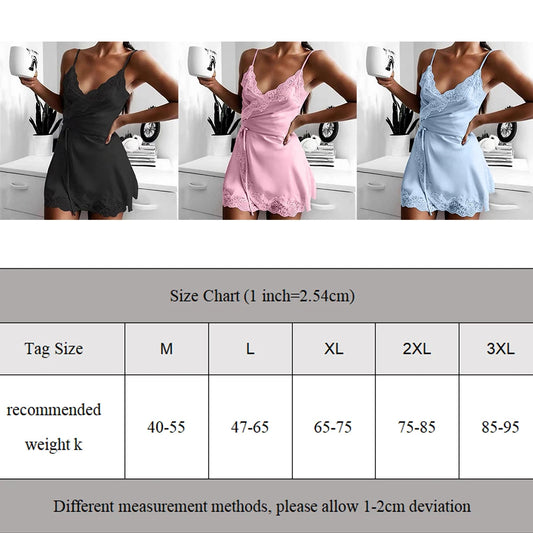 Aurora Wear Womens Sleepwear Female Backless V-Neck