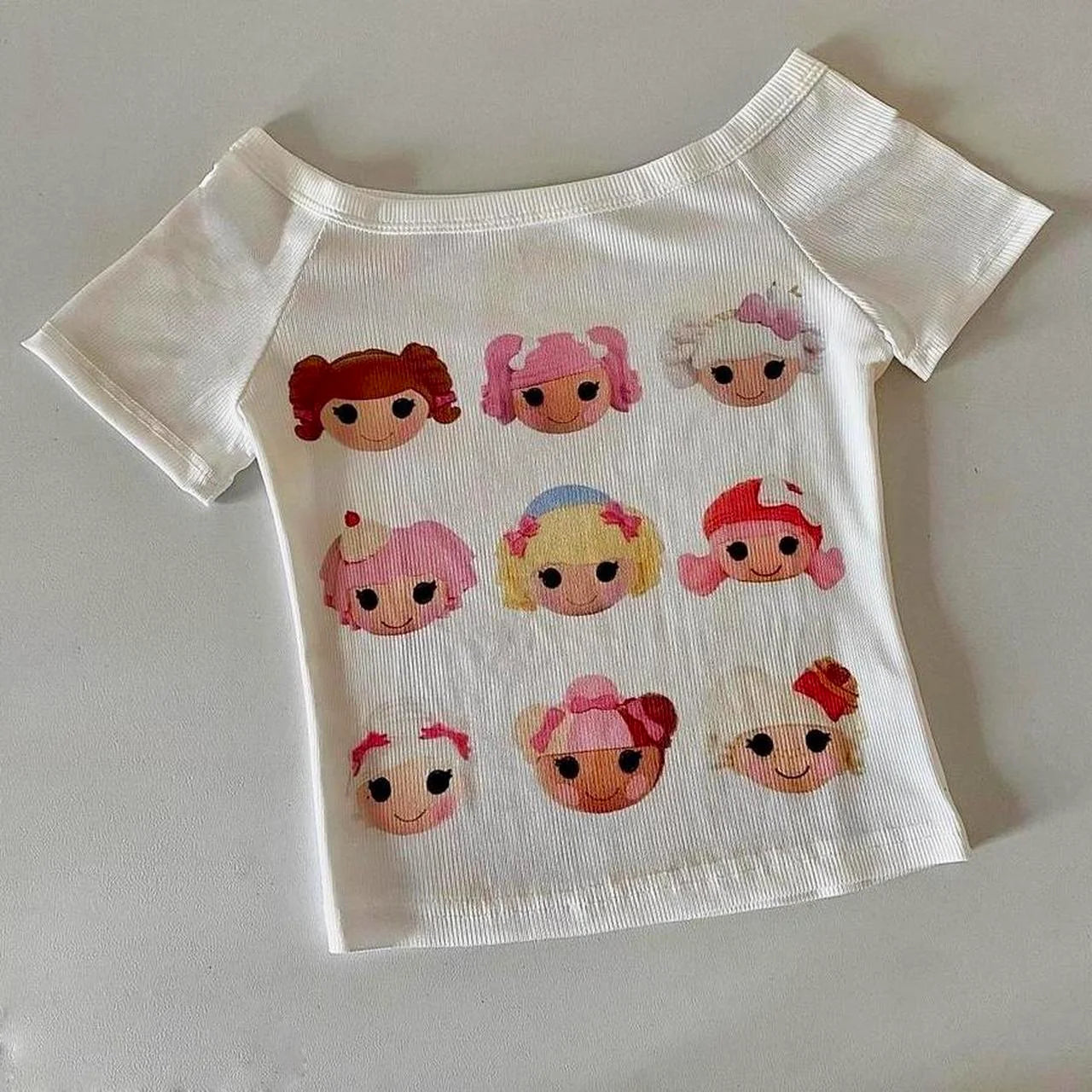 Aurora Wear Woman T-shirts  90s Vintage Anime Girl