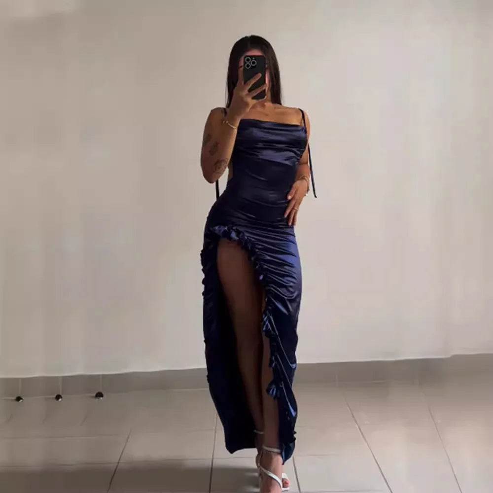 2025 Dress Women Elegant Fashion Beautiful Women's Dresses Party Night Dresses Evening Woman Dresses Y2K Sexy Backless Halter