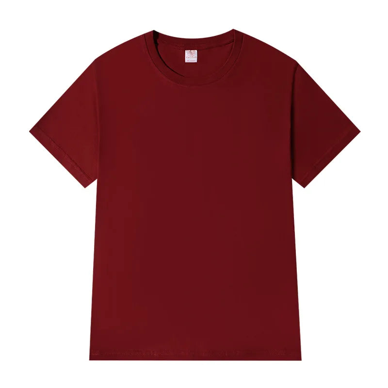 Women T-shirts 2025 Tops Solid Short Sleeve Loose O-neck  Cotton Casual Ladies Shirts Harajuku Korean Summer Woman Tshirts