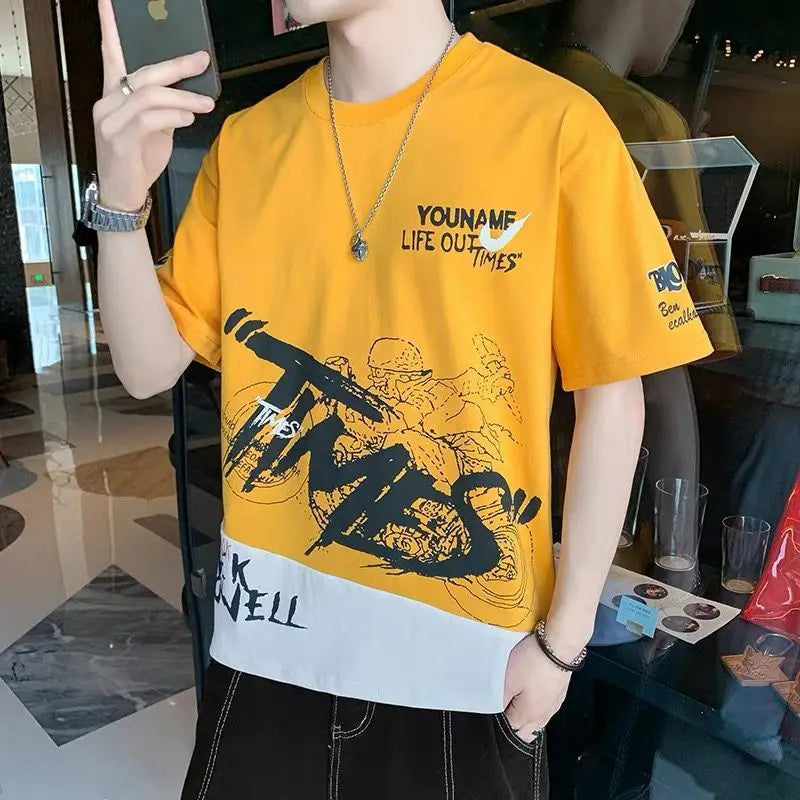 Aurora Wear Men T-shirt Casual Times Customized