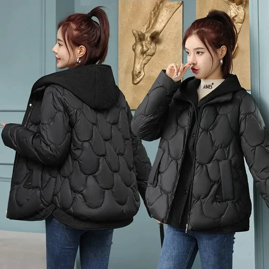 Winter Women Jacket Parkas Coat 2024 New Thick Warm Padded Coat Female Winter Outwear Loose Jacket Parkas Snow Wear Outwear