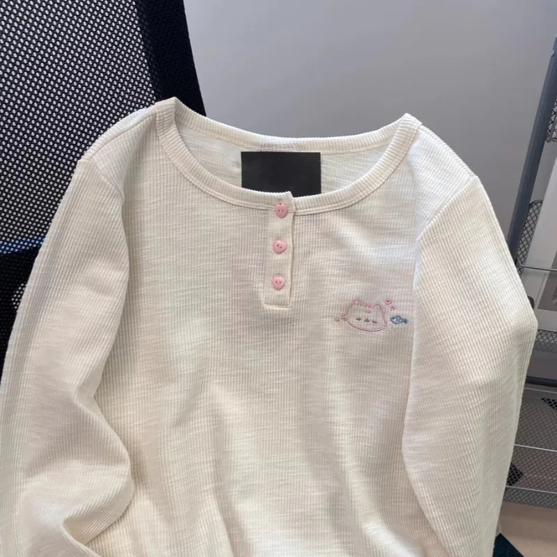 Aurora Wear T-shirts Women Korean Style Chic