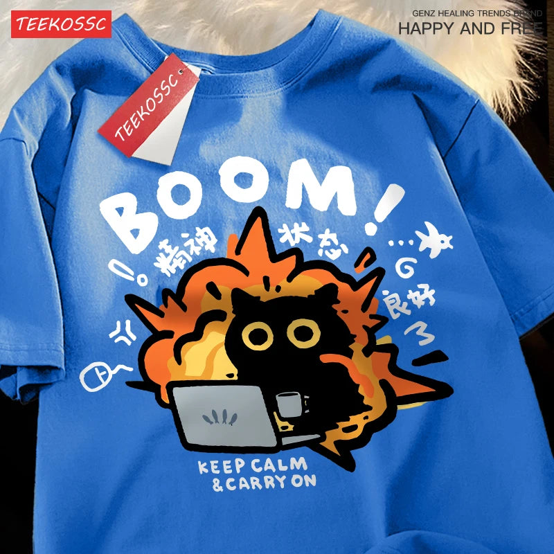 Aurora Wear Women's T shirts Boom Casual