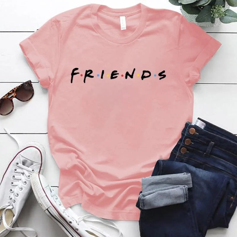 Aurora Wear Women's Printed Friends T-shirts