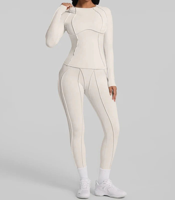 Aurora Wear Women Yoga workout tops leggings 2 Pc