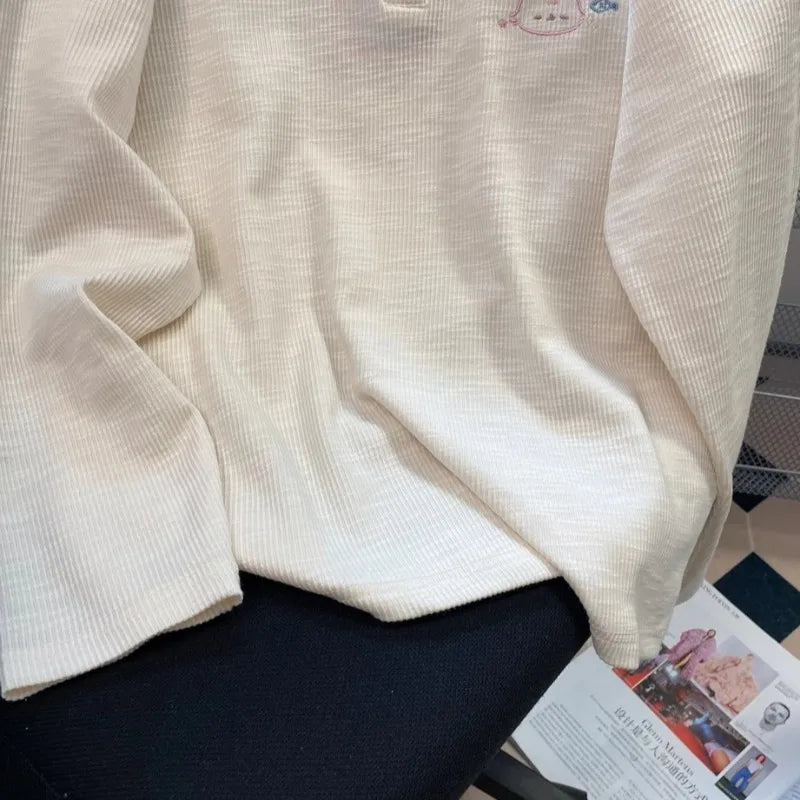 Aurora Wear T-shirts Women Korean Style Chic