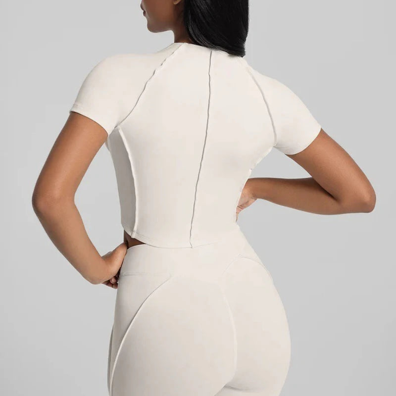 Aurora Wear Women Yoga workout tops leggings 2 Pc