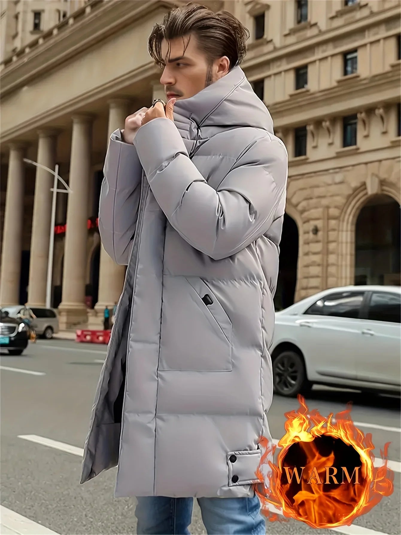 Aurora Wear Men's -Padded Jacket - Windproof