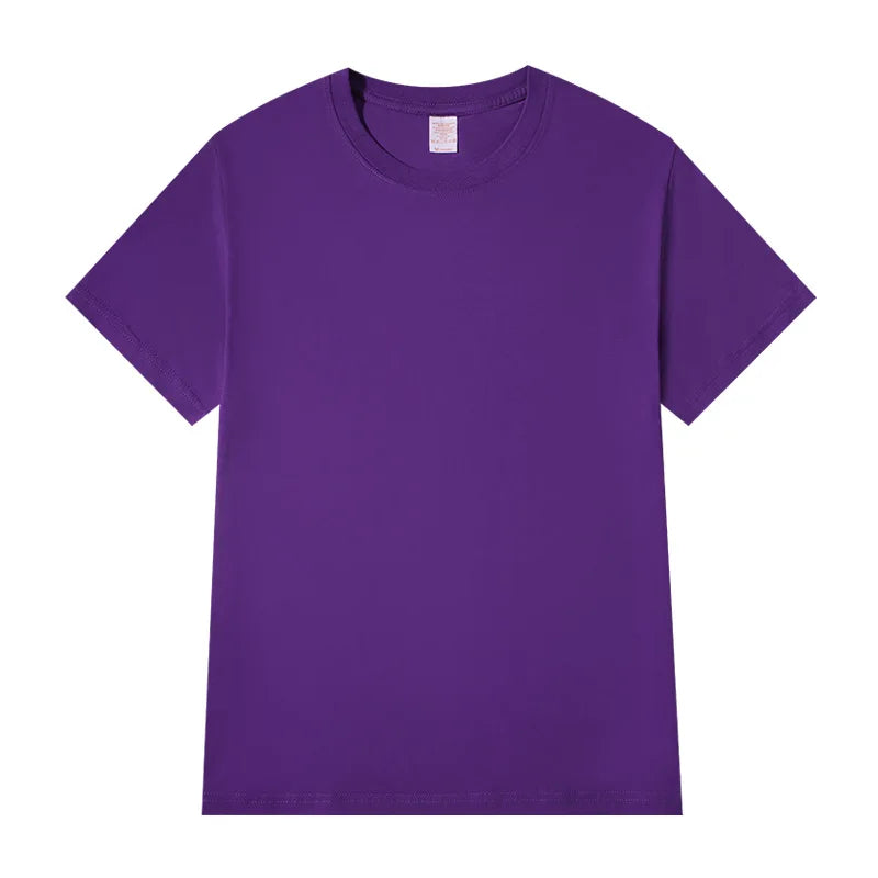 Women T-shirts 2025 Tops Solid Short Sleeve Loose O-neck  Cotton Casual Ladies Shirts Harajuku Korean Summer Woman Tshirts