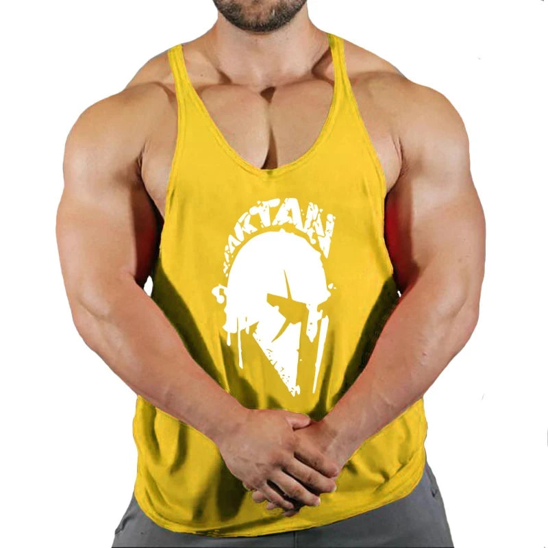 Gym Man Workout Bodybuilding Shirt Men Singlets Stringer Undershirt Vests Tank Top Vest Men's Brand Clothes Clothing Muscle Gyms