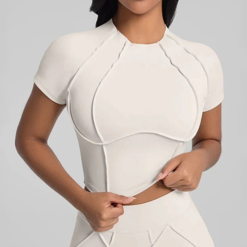 Aurora Wear Women Yoga workout tops leggings 2 Pc