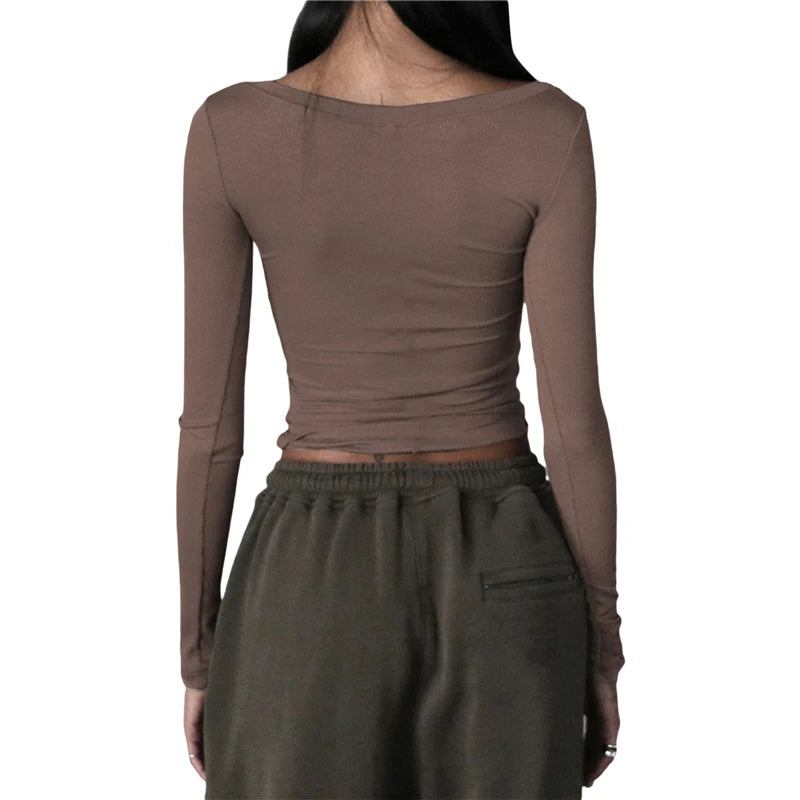 Aurora Wear Women Knitted T-Shirts Fit Pullovers