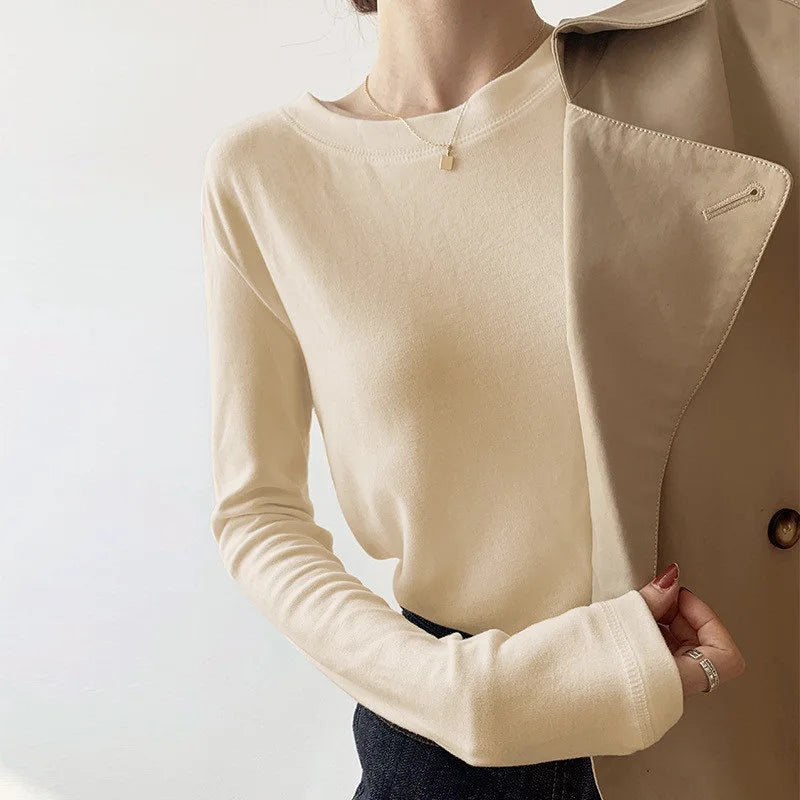 Aurora Wear Coats Women Double Breasted Long