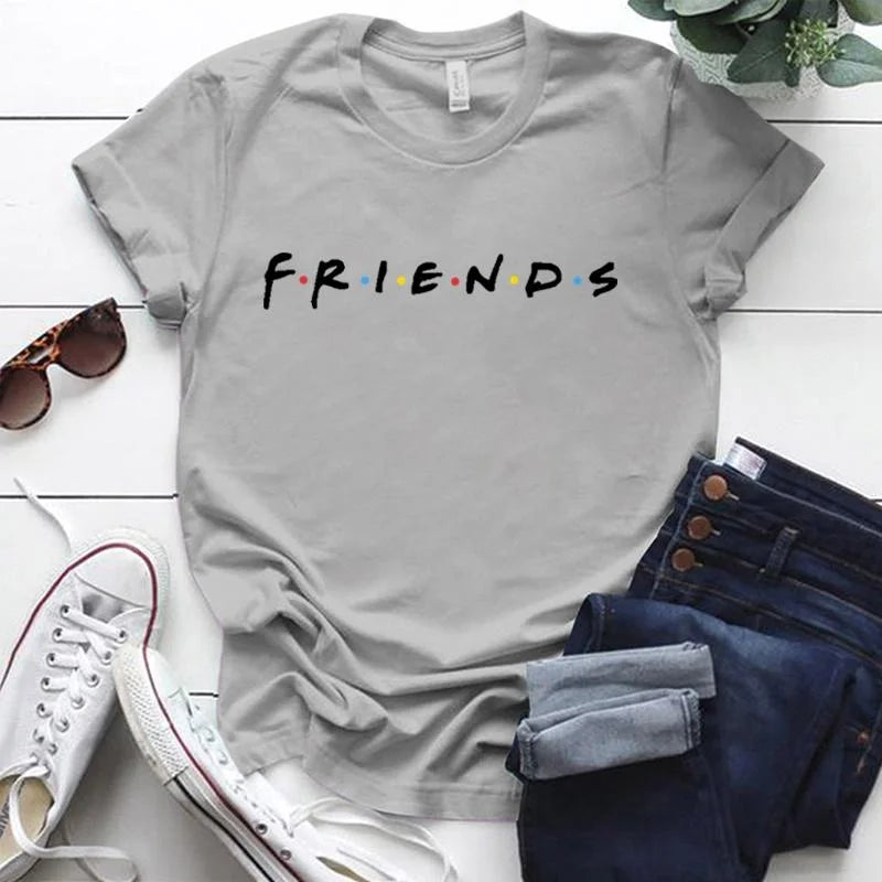 Aurora Wear Women's Printed Friends T-shirts