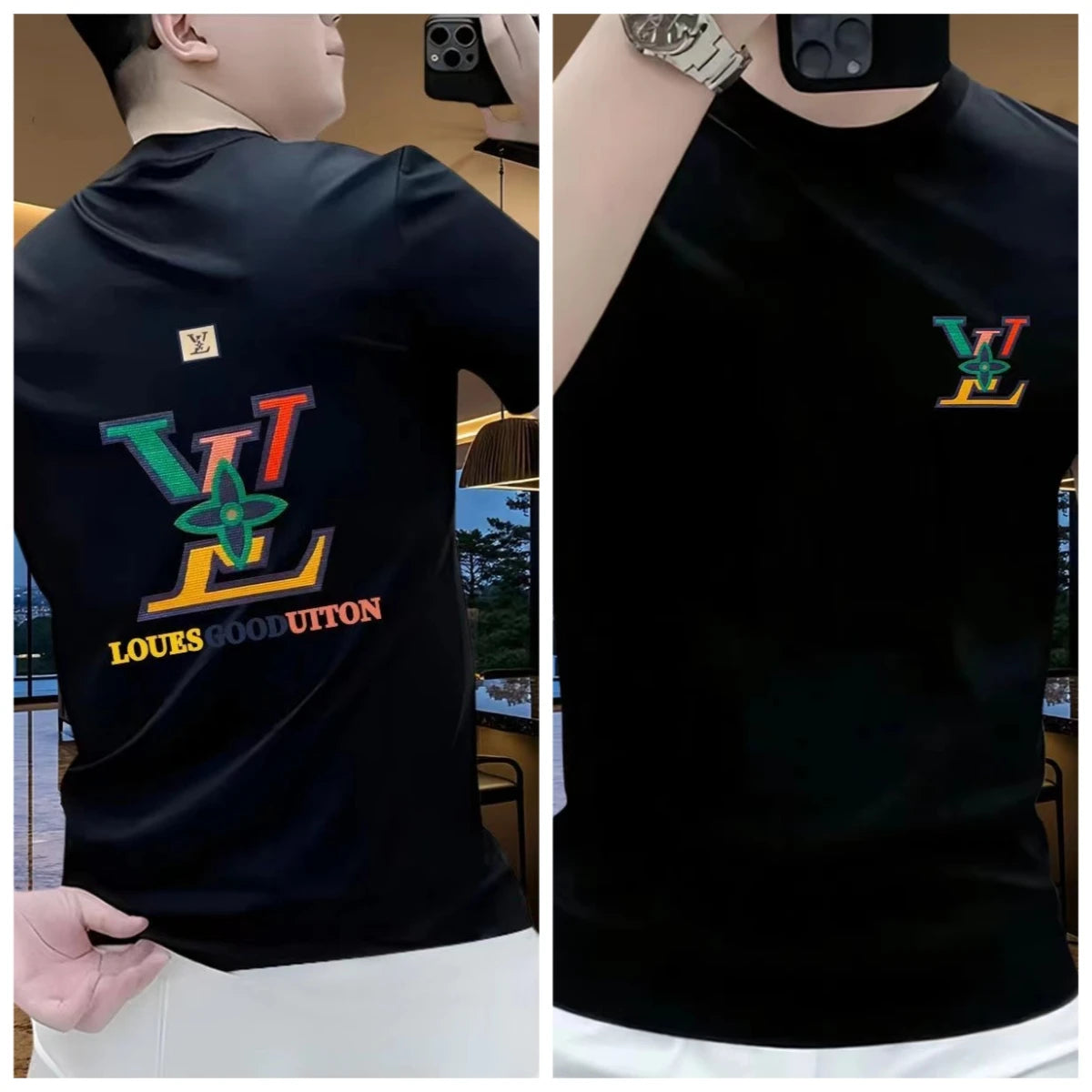 High-quality printed loose short-sleeved T-shirts for men and women from popular autumn and winter brands in 2025