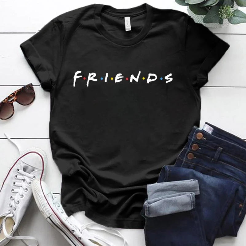 Aurora Wear Women's Printed Friends T-shirts