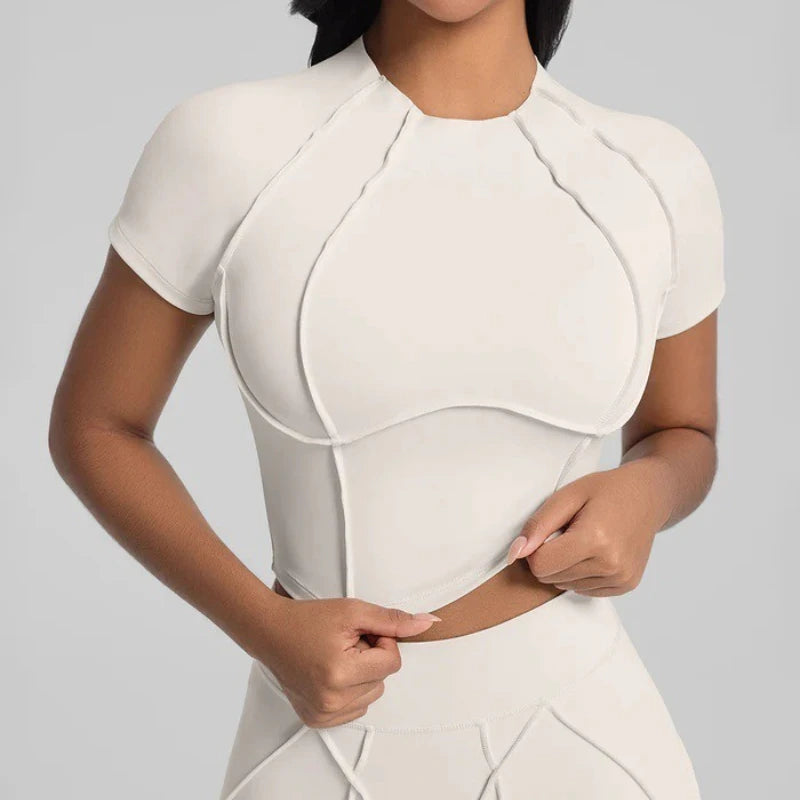 Aurora Wear Women Yoga workout tops leggings 2 Pc