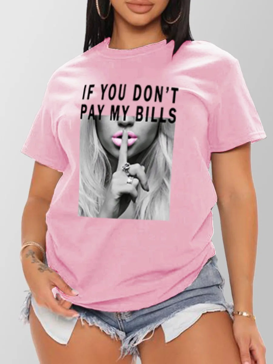 Aurora Wear Women's T-shirt Meme Printed