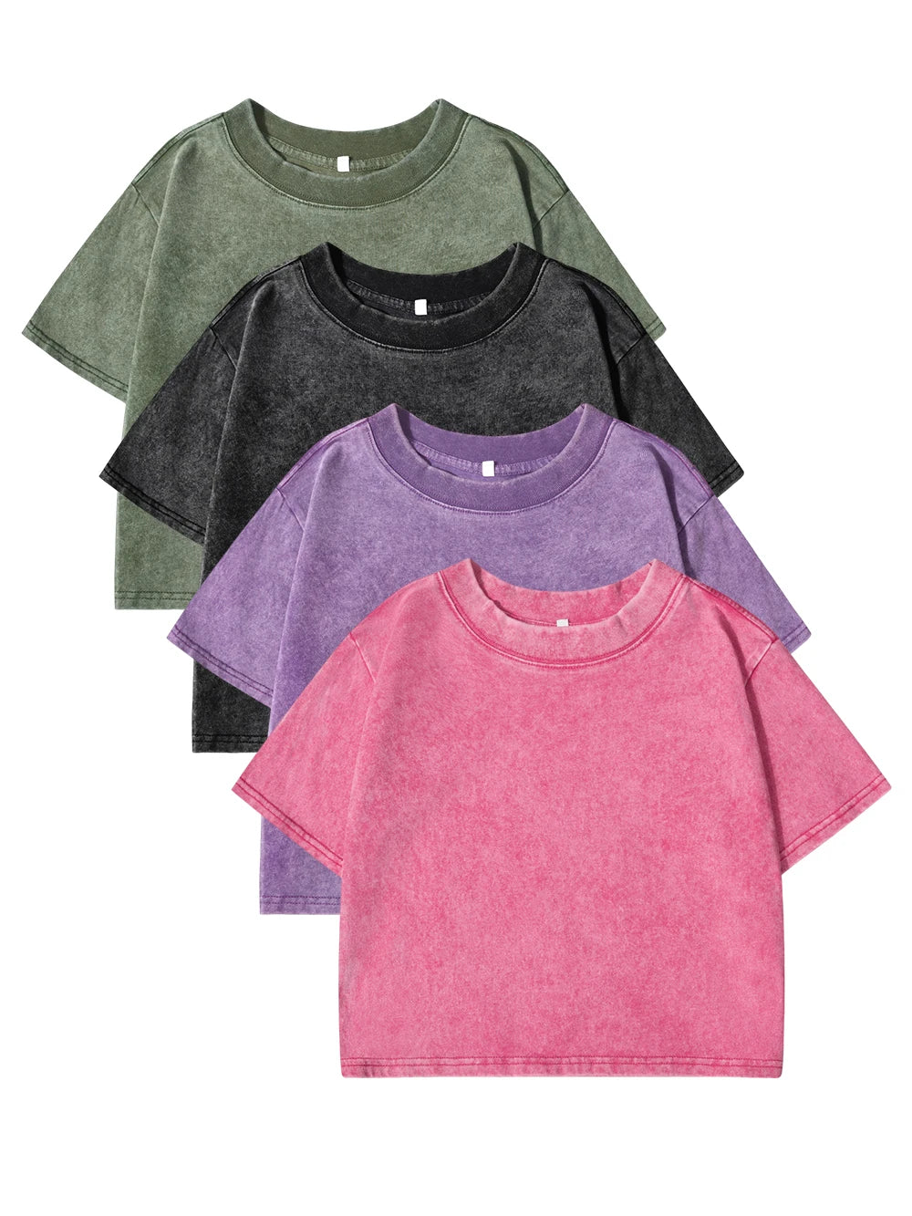 Aurora Wear 100% Cotton Washed T-Shirts  Women's